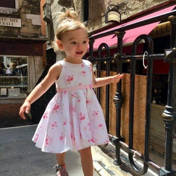 LADYBIRD Baby Girls Floral Twirl Dress Size 0 6-12 months Australian Infant Girl - Picture 7 of 7